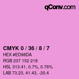 Color code: CMYK 0 / 36 / 8 / 7 | qconv.com