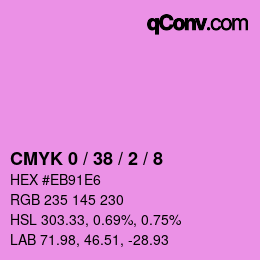 Código de color: CMYK 0 / 38 / 2 / 8 | qconv.com