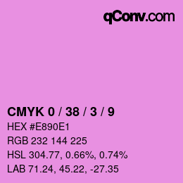 Color code: CMYK 0 / 38 / 3 / 9 | qconv.com