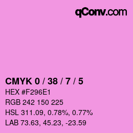 Color code: CMYK 0 / 38 / 7 / 5 | qconv.com