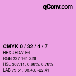 カラーコード: CMYK 0 / 32 / 4 / 7 | qconv.com