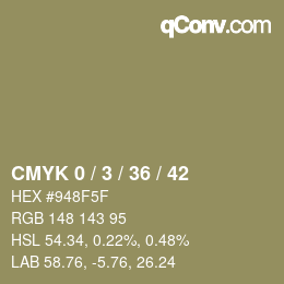 Color code: CMYK 0 / 3 / 36 / 42 | qconv.com