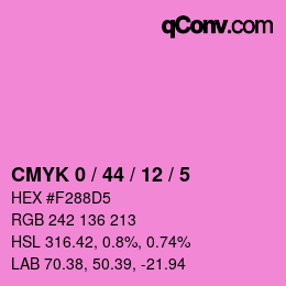 Código de color: CMYK 0 / 44 / 12 / 5 | qconv.com