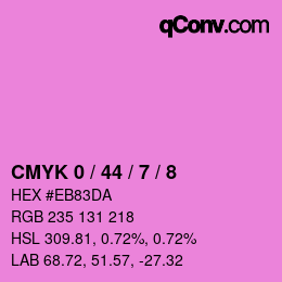 Código de color: CMYK 0 / 44 / 7 / 8 | qconv.com