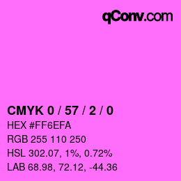 Color code: CMYK 0 / 57 / 2 / 0 | qconv.com