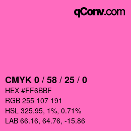 Color code: CMYK 0 / 58 / 25 / 0 | qconv.com