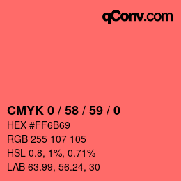 Color code: CMYK 0 / 58 / 59 / 0 | qconv.com