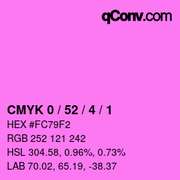 Color code: CMYK 0 / 52 / 4 / 1 | qconv.com