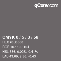 Color code: CMYK 0 / 5 / 3 / 58 | qconv.com