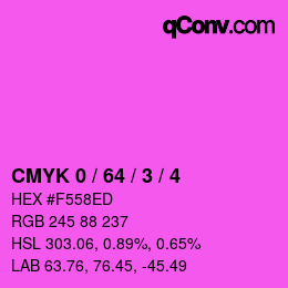 Color code: CMYK 0 / 64 / 3 / 4 | qconv.com