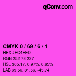 Código de color: CMYK 0 / 69 / 6 / 1 | qconv.com