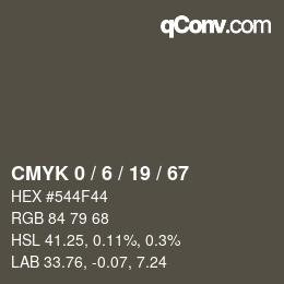 Color code: CMYK 0 / 6 / 19 / 67 | qconv.com