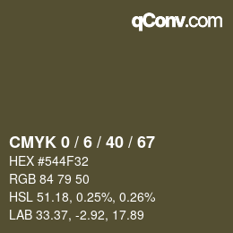 Color code: CMYK 0 / 6 / 40 / 67 | qconv.com