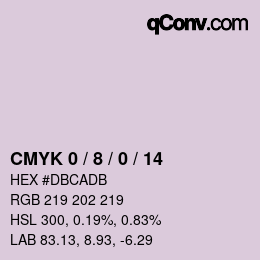 カラーコード: CMYK 0 / 8 / 0 / 14 | qconv.com