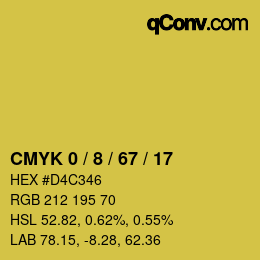 Color code: CMYK 0 / 8 / 67 / 17 | qconv.com