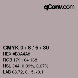 Color code: CMYK 0 / 8 / 6 / 30 | qconv.com