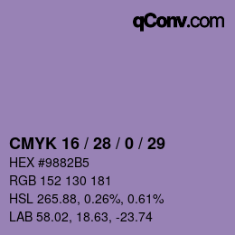 Código de color: CMYK 16 / 28 / 0 / 29 | qconv.com