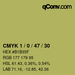 Color code: CMYK 1 / 0 / 47 / 30 | qconv.com