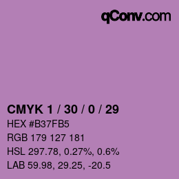 カラーコード: CMYK 1 / 30 / 0 / 29 | qconv.com