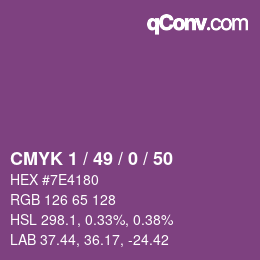 Código de color: CMYK 1 / 49 / 0 / 50 | qconv.com