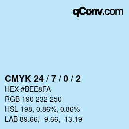 Color code: CMYK 24 / 7 / 0 / 2 | qconv.com