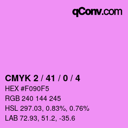 Código de color: CMYK 2 / 41 / 0 / 4 | qconv.com