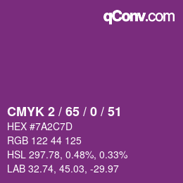 Código de color: CMYK 2 / 65 / 0 / 51 | qconv.com