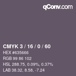 Color code: CMYK 3 / 16 / 0 / 60 | qconv.com