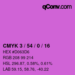 Color code: CMYK 3 / 54 / 0 / 16 | qconv.com