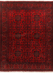 Firebrick Khal Mohammadi 4' 11 x 6' 3 - SKU 74011