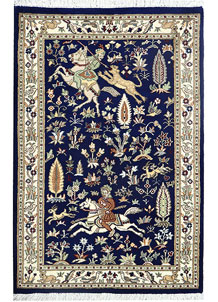 Midnight Blue Hunting 2' 6 x 4' - SKU 74251