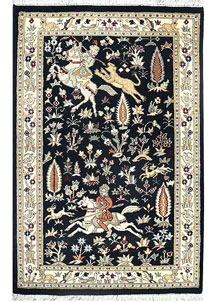 Black Hunting 2' 6 x 4' - SKU 74252