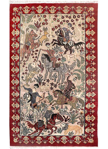 Multi Colored Hunting 3' x 5' - SKU 74255