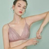 Ligthly Padded Wireless Silk Triangle Bra Color