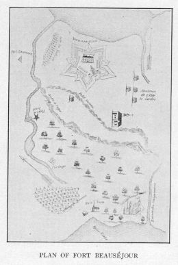 PLAN OF FORT BEAUSJOUR