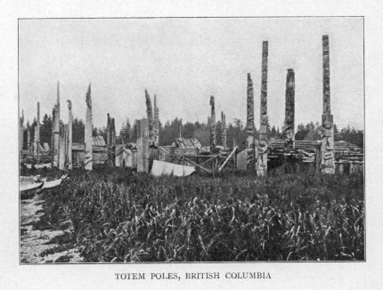 TOTEM POLES, BRITISH COLUMBIA