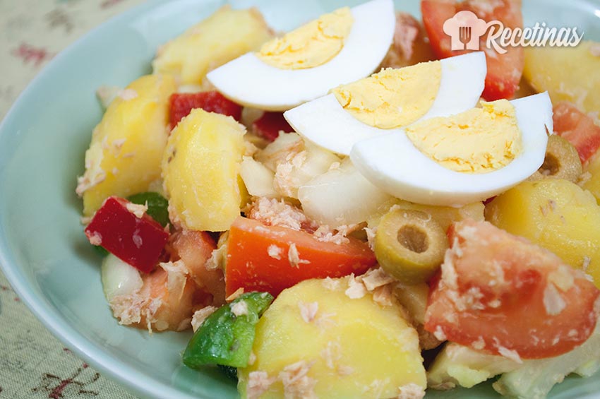 Receta de ensalada campera