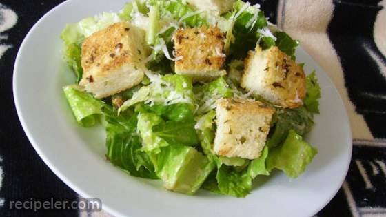 Almost Authentic Caesar Salad