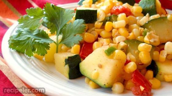 Calabacitas con Elote (Zucchini with Corn)