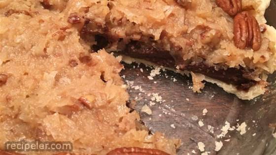 German Chocolate Pie