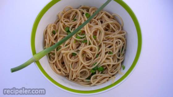 Pasta with Garlic Scapes