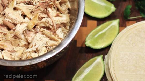 Slow Cooker Cilantro-lime Chicken Tacos