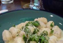 gnocchi in fontina sauce