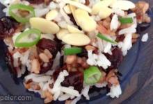 Rhubarb Wild Rice Pilaf