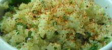 lime cilantro cauliflower &#34;rice&#34;