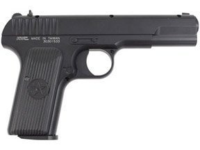 Purchase the KWC TT-33 BB Pistol - a high-fidelity airgun with full metal construction. Enjoy 19-round capacity, CO2-powered performance at 423 FPS, and realistic semi-auto action.