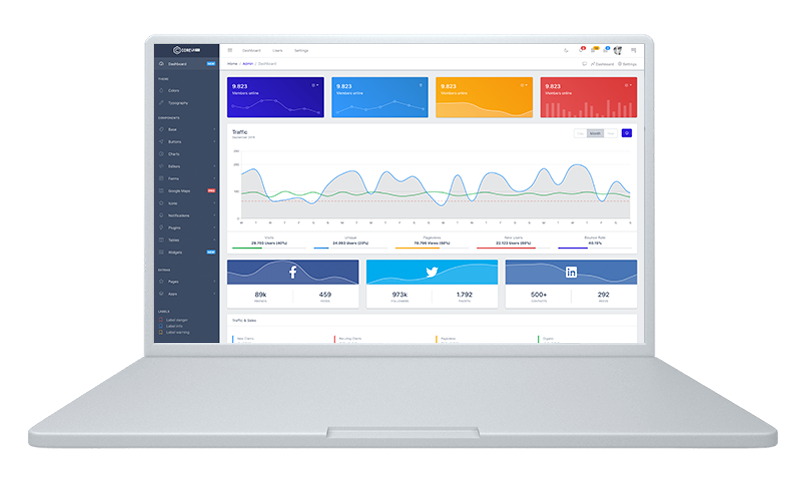 coreui-free-laravel-admin-template
