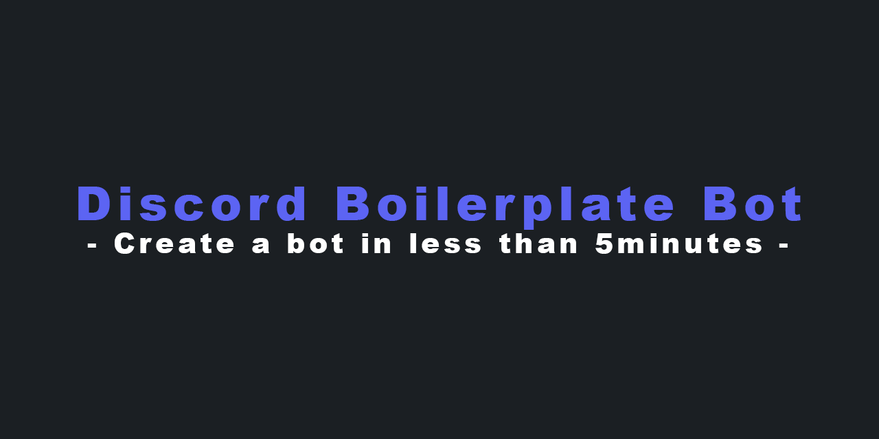 Discord-Bot-Template