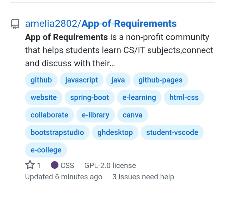 App-of-Requirements