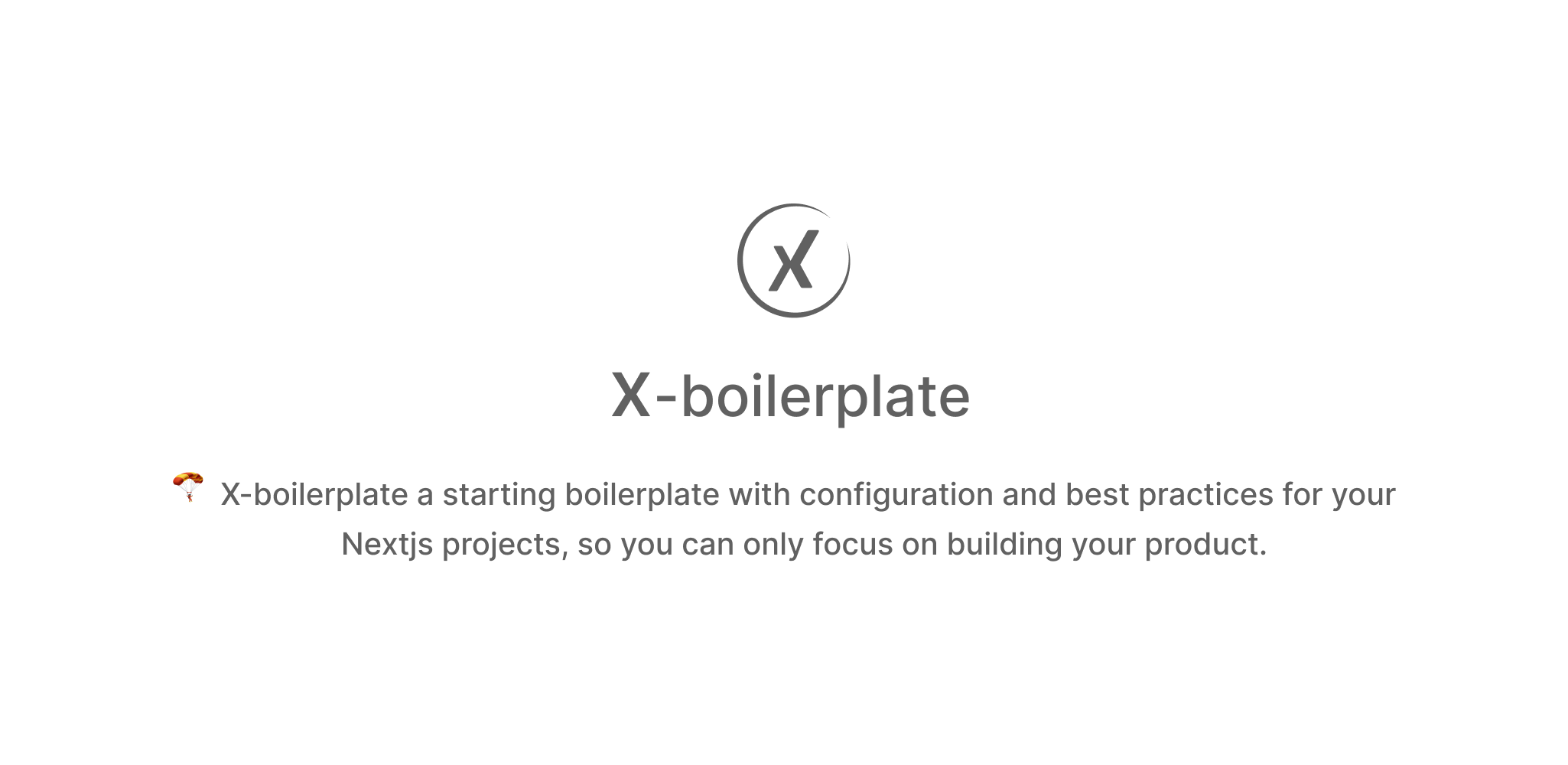 X-boilerplate